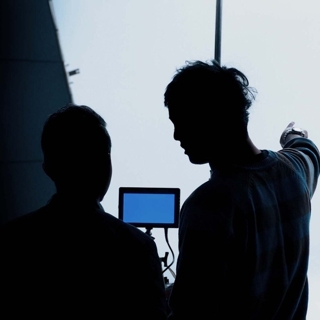 Detrás de escena de producción de video